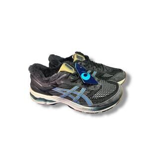 ASICS Gel-Kayano 28 Lite-Show Men’s 11.5 US Black Blue Gray Fur Lining Running